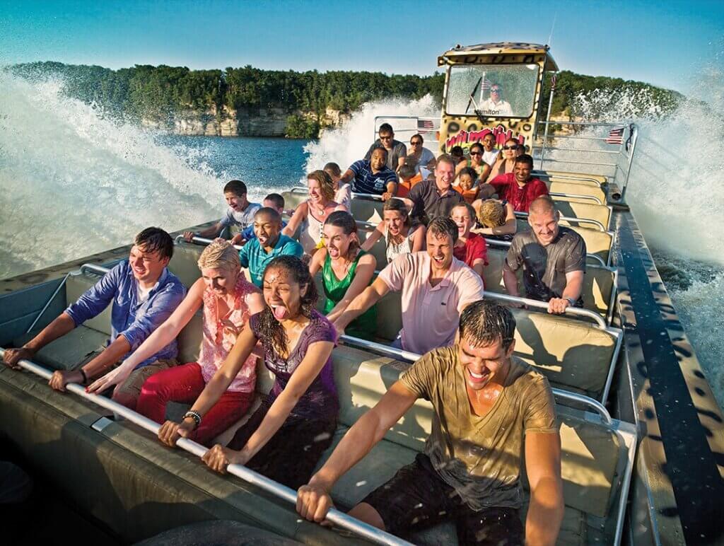 Jet Boat tour on the Wisconsin River