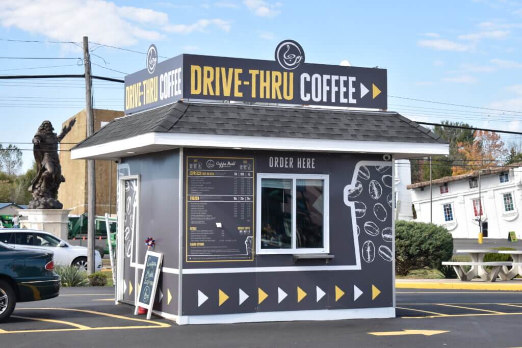 Cuppa Mudd Espresso drive-thru coffee hut